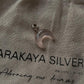 Big Rose Quartz Crescent Moon Silver Jewelry Charm
