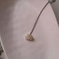 Handcrafted White Moonstone Cloud Crystal Silver Necklace