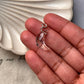 Clear Quartz Crescent Moon Charm for Intuition