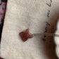 Beautiful Strawberry Quartz Clover Necklace for Jewelry