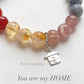 Sterling Silver Bracelet with House/Home Charm and Empowering Message