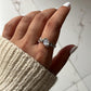 Bold Moonstone Forest Silver 925 Ring for Nature Lovers