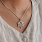 Nature-Inspired Maple Leaf Silver Pendant for Subtle Elegance
