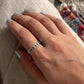 Sterling Silver Moon Phases Band Ring