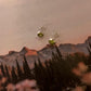 Elegant Peridot 6mm Sterling Silver Stud Earrings