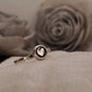 Sleek Round Heart Silver Ring