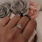 Teekona silver ring with intricate design