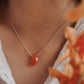Crescent Moon Crystal Necklace for Creativity