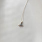 Stylish Blue Topaz Evil Eye Silver Necklace for Women