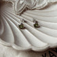 Bright 6mm Peridot Silver Stud Earrings