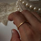 Gold Vermeil Textured Stackable Band Ring