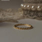 Gold Vermeil Bold Dot Stack Band Ring