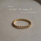 Big Dot Gold Vermeil Stack Band Ring
