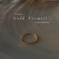 Gold Vermeil Big Dot Stackable Band Ring