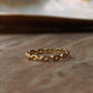 Gold Vermeil Minimalist Link Stack Ring