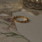 Delicate Gold Vermeil Link Ring for Stacking
