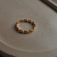 Elegant Gold Vermeil Stackable Band Ring