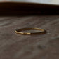 Gold Vermeil Hammered Star Stack Band Ring