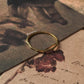 Gold Vermeil Hammered Star Stack Band Ring