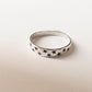925 Silver Ring with Star Engraving