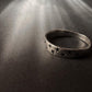 925 Silver Star Engraved Design Ring