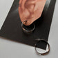Italian Chunky Twist Half Hoops in 925 Silver