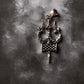 Trishul Damru Big 925 Sterling Silver Pendant
