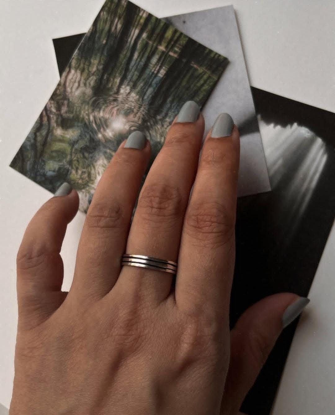 Three Stack Band 925 Sterling Silver Ring