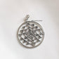 Shree Yantra Symbol Pendant in 925 Silver