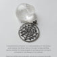 Big Round Shree Yantra Pendant in 925 Silver