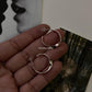 Italian Twist Half Hoops in 925 Sterling Silver