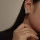 Italian Dome Half Hoops in Chunky 925 Silver