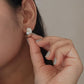925 Silver Chunky Big C Half Hoops with Italian Design