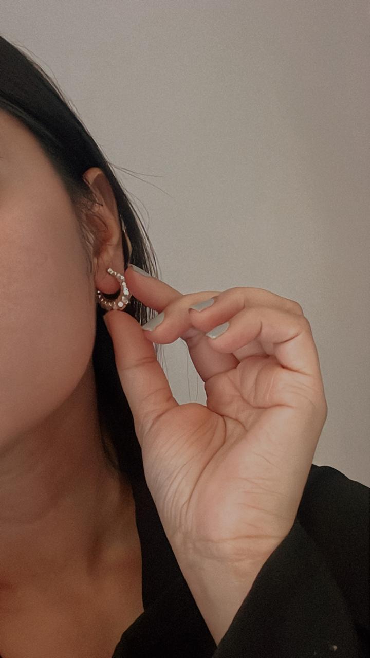Italian Disco U Hoops 925 Silver