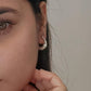 Chunky U Hoop Earrings in 925 Sterling Silver