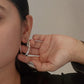 Chunky Italian U Half Hoops with 925 Silver Design