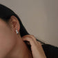 Plain Rectangular Chunky Italian Hoops in 925 Silver