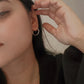 Italian Twist Silver Hoops in 925 Sterling