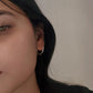925 Silver Italian Twist Hoop Earrings