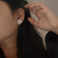 925 Silver Starfish Stud Earrings