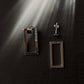 925 Silver Italian Rectangular 2-in-1 Statement Studs