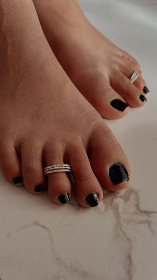 3 Wire 925 Sterling Silver Toe Ring