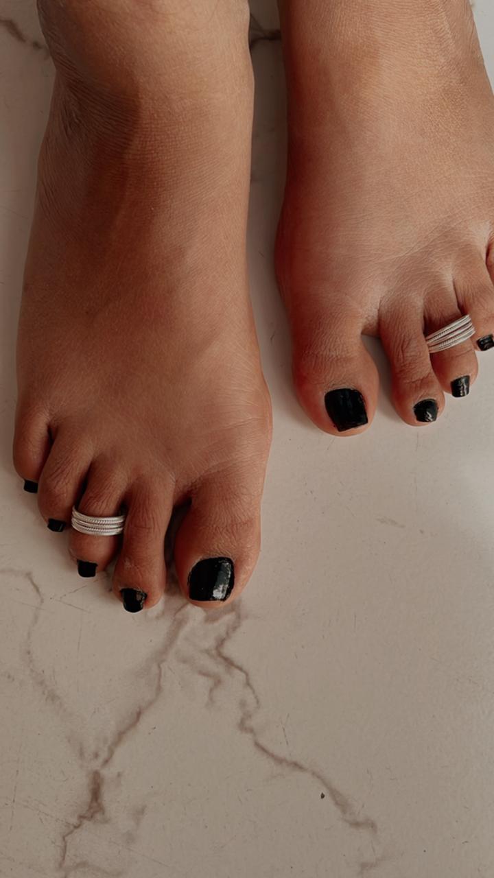 6 Wire 925 Sterling Silver Toe Ring