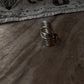 Handcrafted silver ring with elegant leaf wrap design  