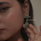 Turquoise and Coral 925 Silver Statement Earrings