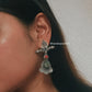 Antique Turquoise and Coral Earrings in 925 Sterling Silver