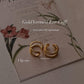 Gold Vermeil Clip-On Silver Ear Cuff