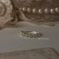 Stunning Ethiopian Opal Eternity Band Ring in 925 Silver