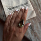 Green amethyst gemstone ring for bold and elegant looks  