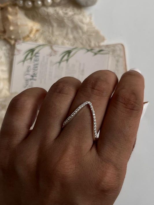 Vanki Cz Shiny Silver 925 Ring